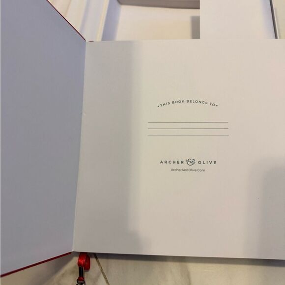 Archer and olive red notebook with Gold Lighthouse Design #21 - Picture 5 of 6